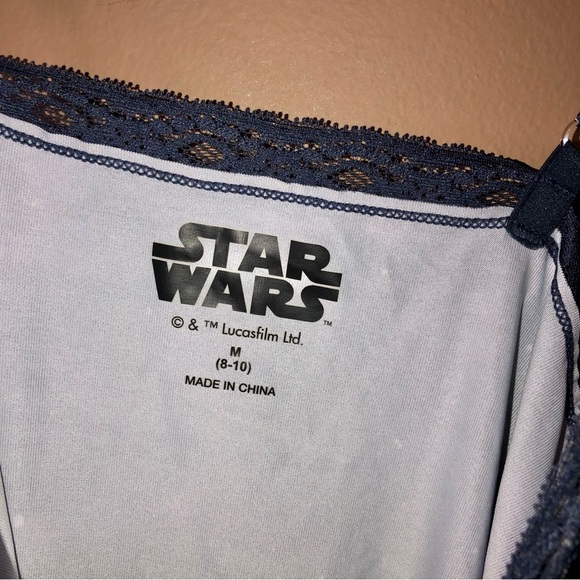 Star Wars Rogue One Lace Trim Cami Tank Top Purple Medium - Picture 5 of 5